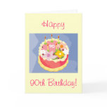 Diva's Happy 90th Birthday Card