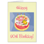 Diva's Happy 90th Birthday Card