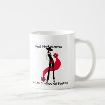 Diva's Hot Mama Hot Flashes Mug for Boomer Women