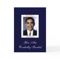 Diva's Obama Inauguration Party Invitation cards