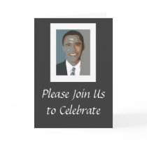 Diva's Obama Inauguration Party Invitation cards