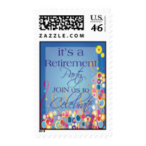 Diva's Retirement Party Postage