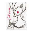 Divas Rule! postcard - Customized by LadyDenise Divas Rule! postcard - Customized