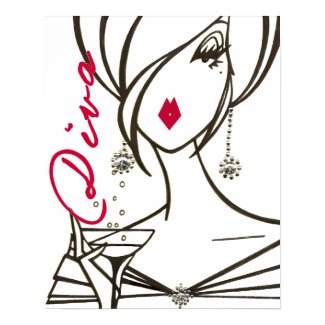 Divas Rule! print print