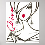 Divas Rule! print