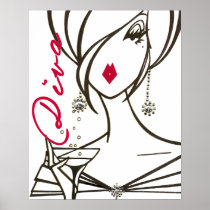 Divas Rule! print