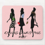 DIVAS SURF THE NET Mousepad