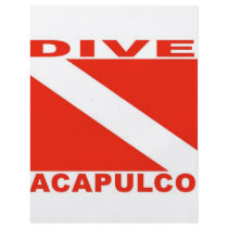 Dive Acapulco, Mexico flyers by bartstshirts Dive Acapulco, Mexico flyers