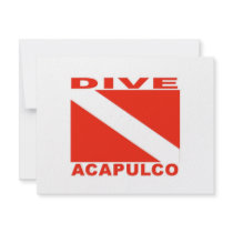 Dive Acapulco, Mexico invitations by bartstshirts Dive Acapulco, Mexico invitations