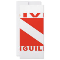 Dive Anguilla Rack Card Design