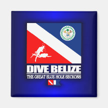 Dive Belize Refrigerator Magnets
