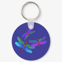 Dive Bombing Dragonflies keychains
