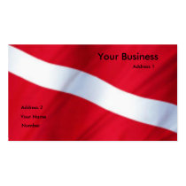 Dive Club Card business cards
