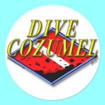 Dive Cozumel Sticker