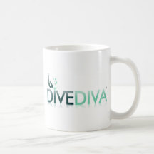 Dive Diva Below Coffee Mugs