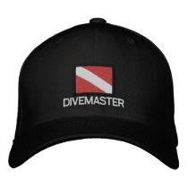 Dive Flag cap -  DIVEMASTER embroidered hats