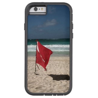 Dive Flag on the Beach Tough Xtreme iPhone 6 Case
