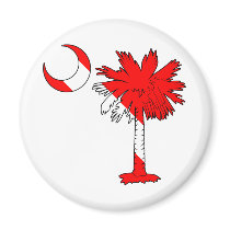 Dive Flag Palmetto magnets