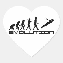 Dive High Diving Diver Sport Evolution Art Stickers