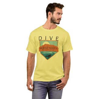 Dive Horsetooth Reservoir Badge T-Shirt