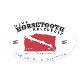 Dive Horsetooth Reservoir Sticker