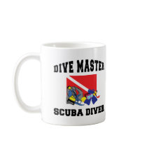 Dive Master SCUBA Diver mugs by SCUBA_Dive_TShirts Dive Master SCUBA Diver mugs