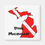 Dive Michigan! Magnet