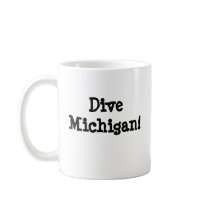 Dive Michigan! mugs