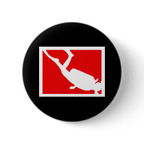 Dive Symbol Pinback Buttons