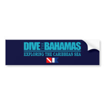 Dive The Bahamas Bumpersticker Bumper Sticker