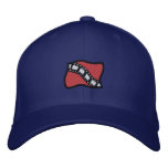 For all you divers that are serious about shooting video.. Here is a special Dive Flag, just for you Dive Video wavy dive flag Embroidered Hats