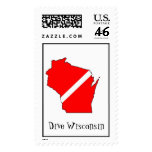 Dive Wisconsin postage
