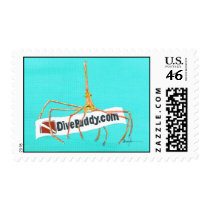 DiveBuddy.com Arrow Crab Stamps