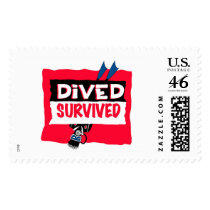 dived survived postage