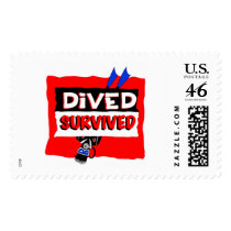 Dived Survived postage