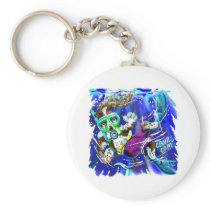 Diver Dog Key Chain