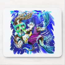 Diver Dog Mouse Mats