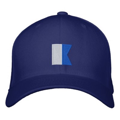 Diver Down Alpha Flag Embroidered Baseball Cap Diver Down Alpha Flag Embroidered Baseball Cap