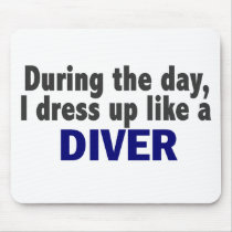 Diver During The Day mousepads by professiongifts Diver During The Day mousepads