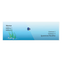 Diver - Skinny business cards
