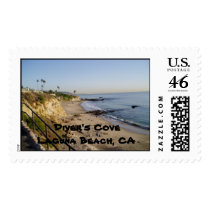 Diver's Cove, Laguna Beach, CA postage