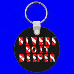 Divers Do It Deeper-Dive Logo Text by FishTs.com
