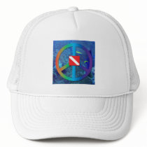 Divers for Peace hats by SCheckman Divers for Peace hats