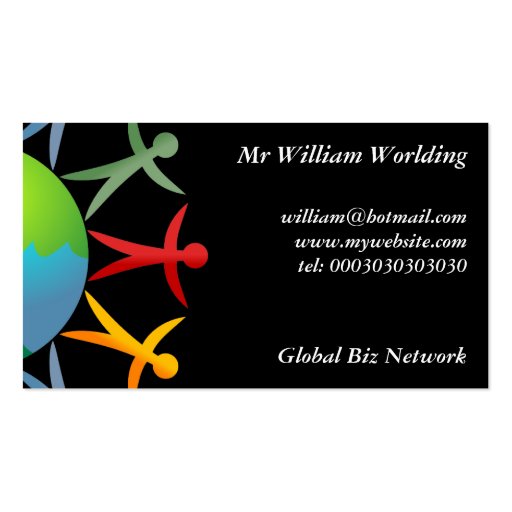 Diverse World, Business Cards (front side)