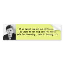 Diversity bumper stickers