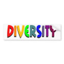 Diversity Bumper Sticker bumper stickers by diversityjustis Diversity Bumper Sticker bumper stickers