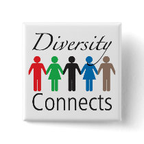 Diversity Connects Square Button