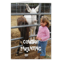 Diversity - Cowboy Parenting Greeting Card