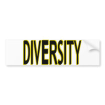 Diversity (ER) Bumper Sticker bumper stickers