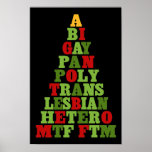 Diversity Holiday Tree posters